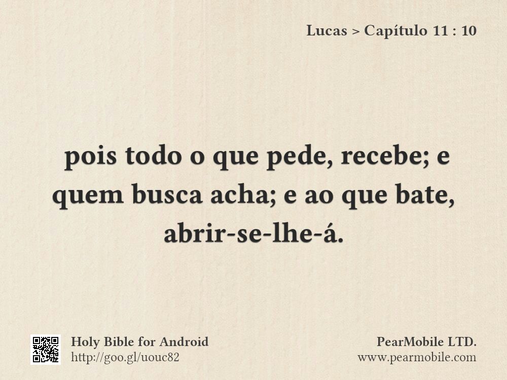 Lucas, Capítulo 11:10